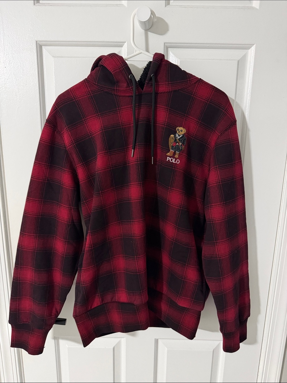 Unisex Polo Ralph Lauren Polo Pear Fuzzy Hoodie - Size S